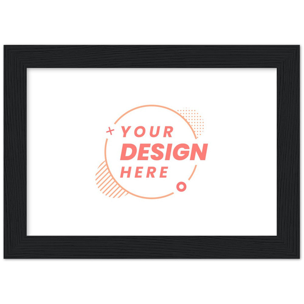 Premium Matte Paper Wooden Framed Poster