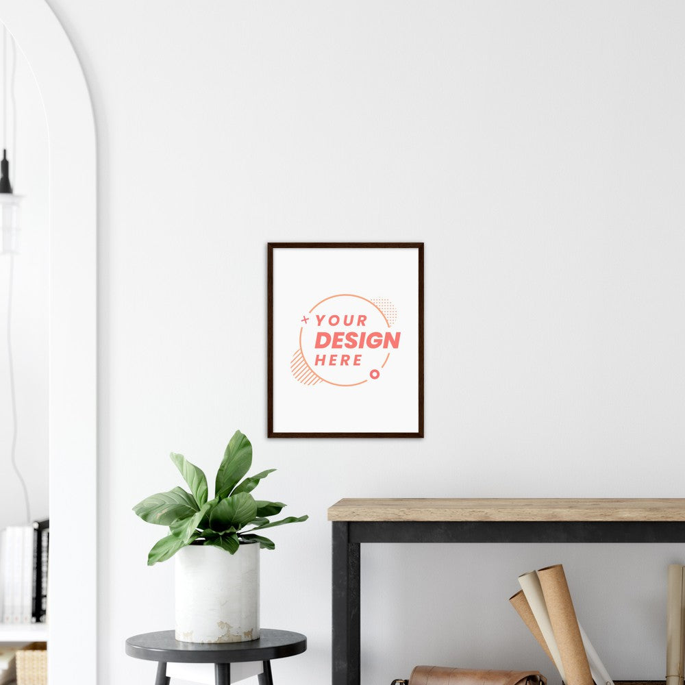 Premium Matte Paper Wooden Framed Poster