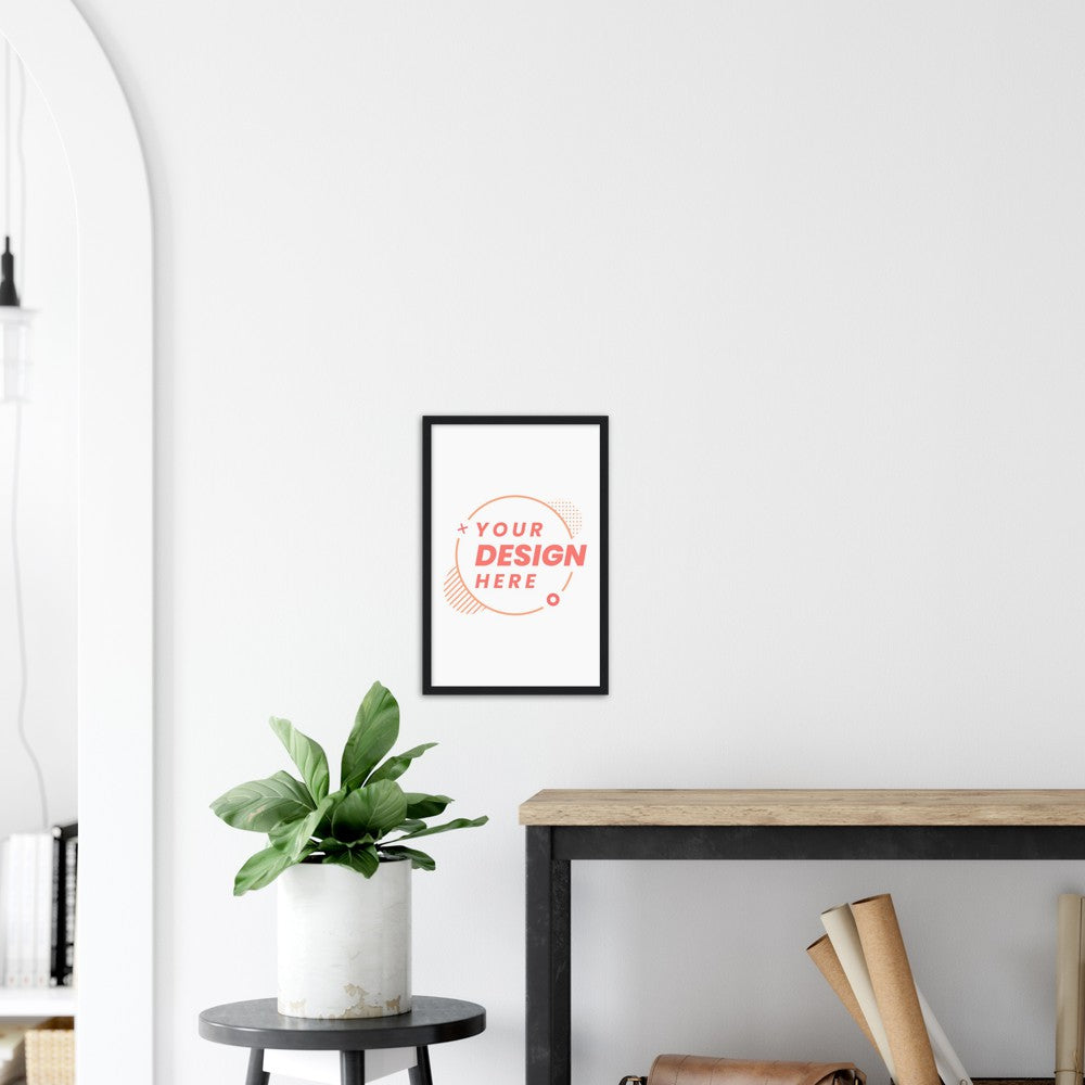 Classic Matte Paper Wooden Framed Poster