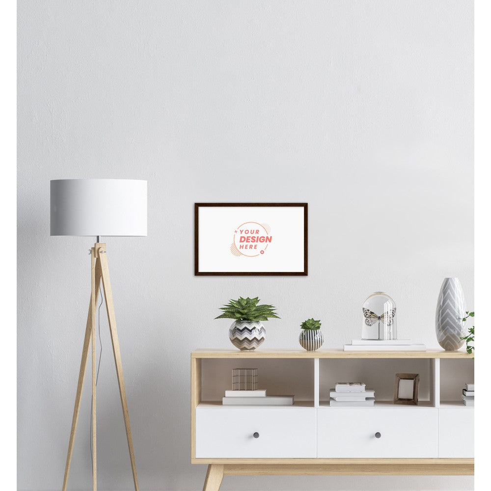 Classic Matte Paper Wooden Framed Poster