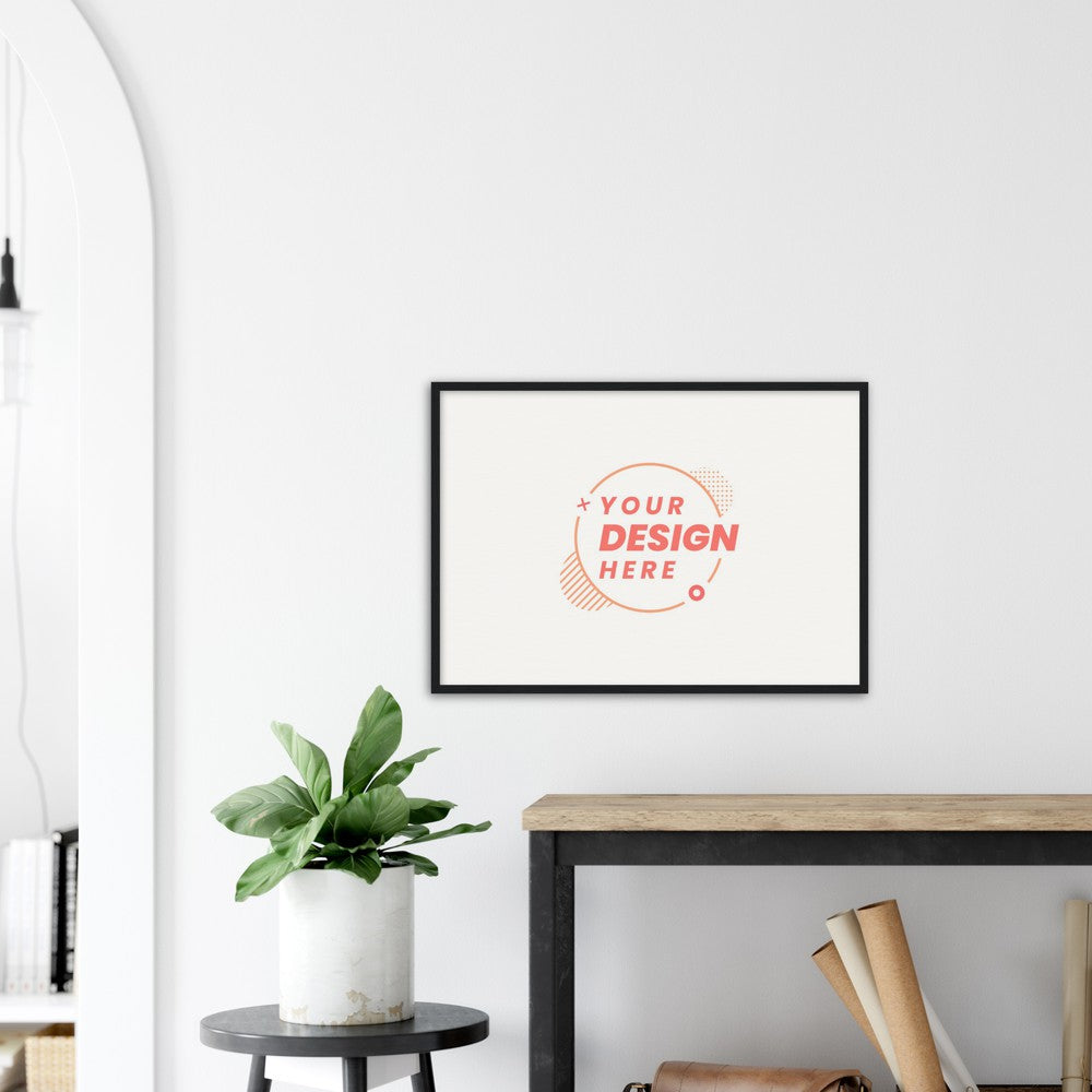 Archival Matte Paper Wooden Framed Poster