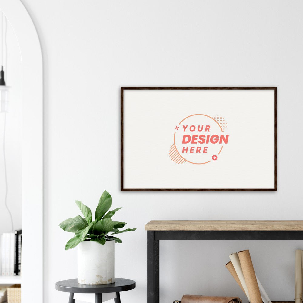 Archival Matte Paper Wooden Framed Poster