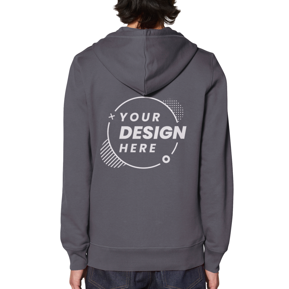 Organic Unisex Zip Hoodie