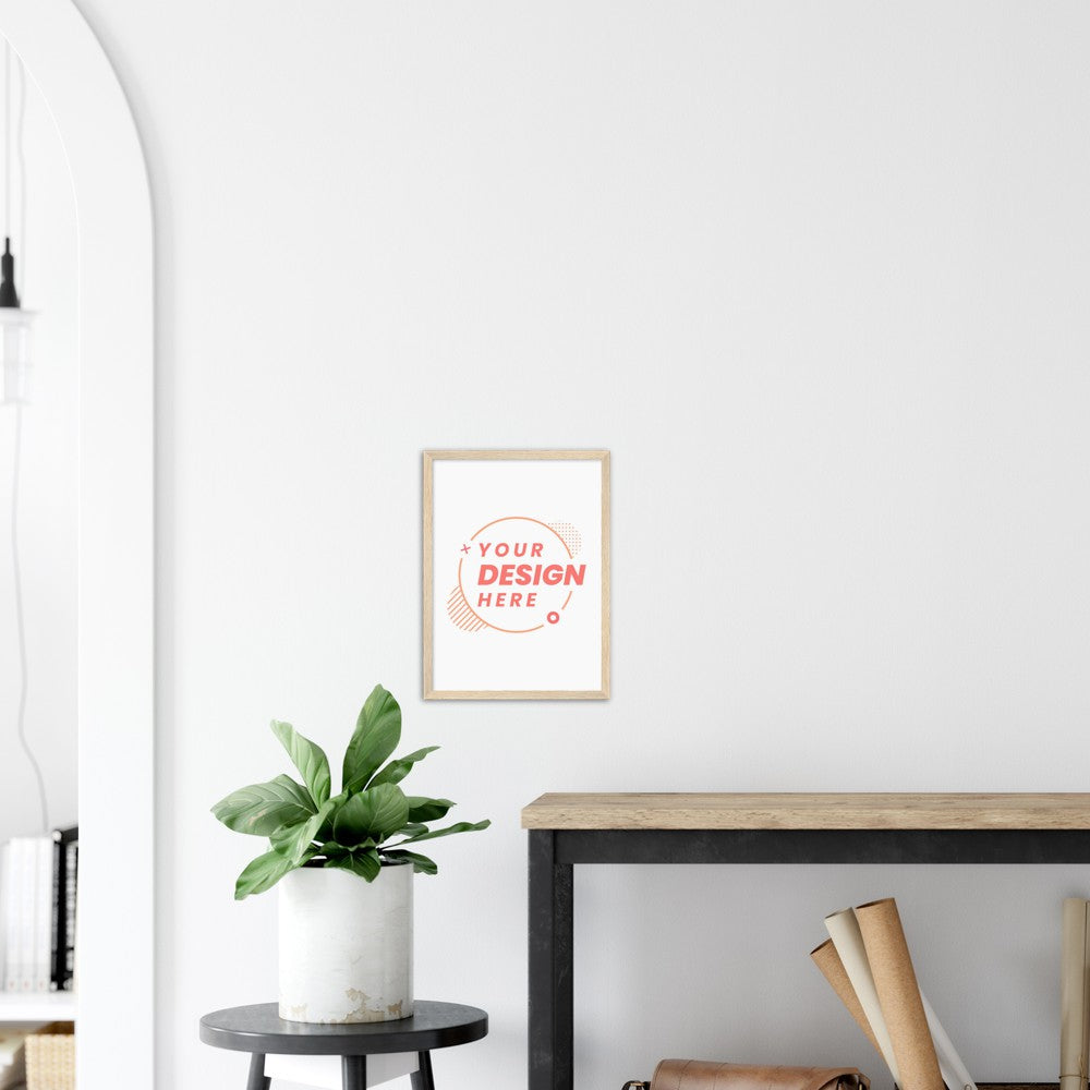 Classic Matte Paper Wooden Framed Poster