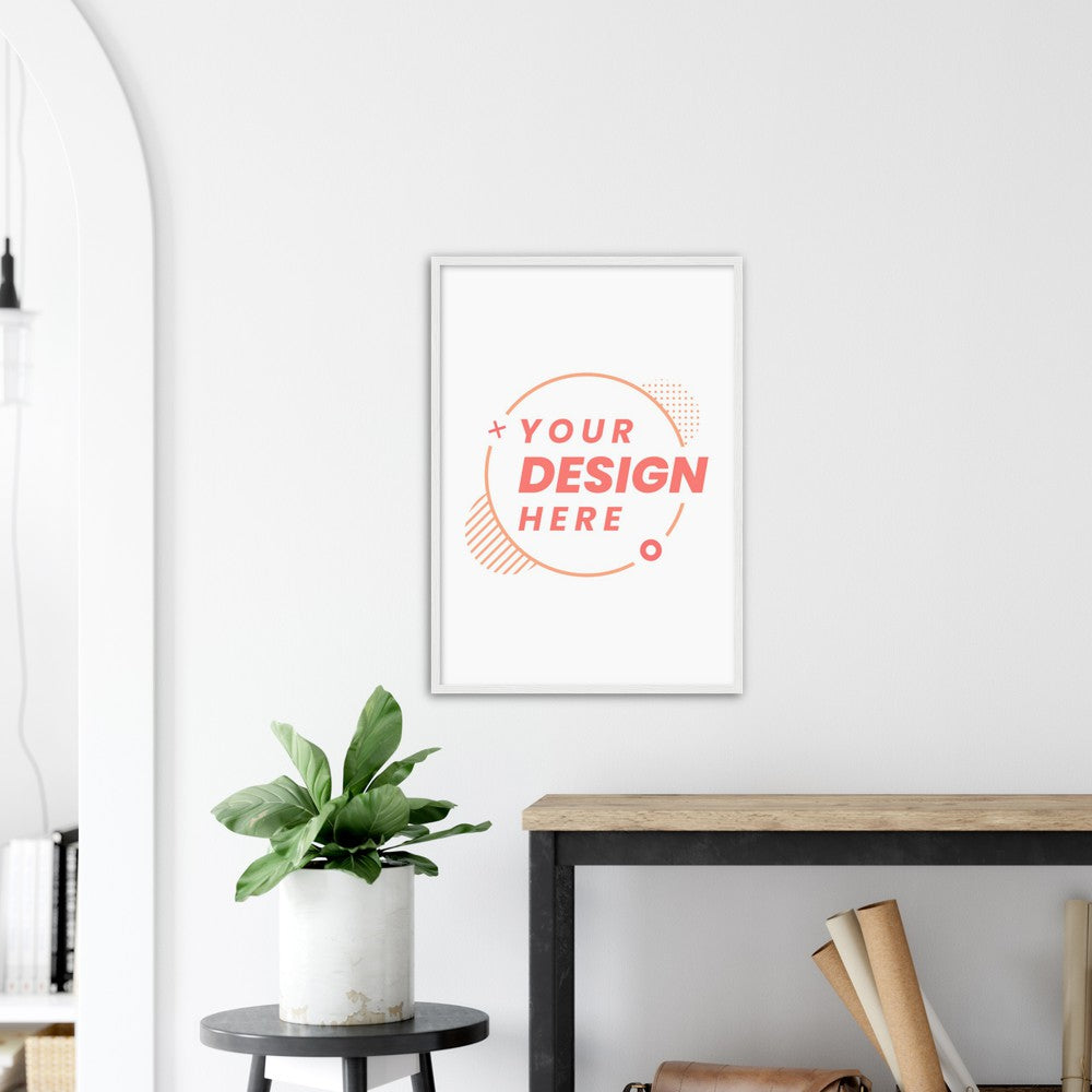 Premium Matte Paper Wooden Framed Poster