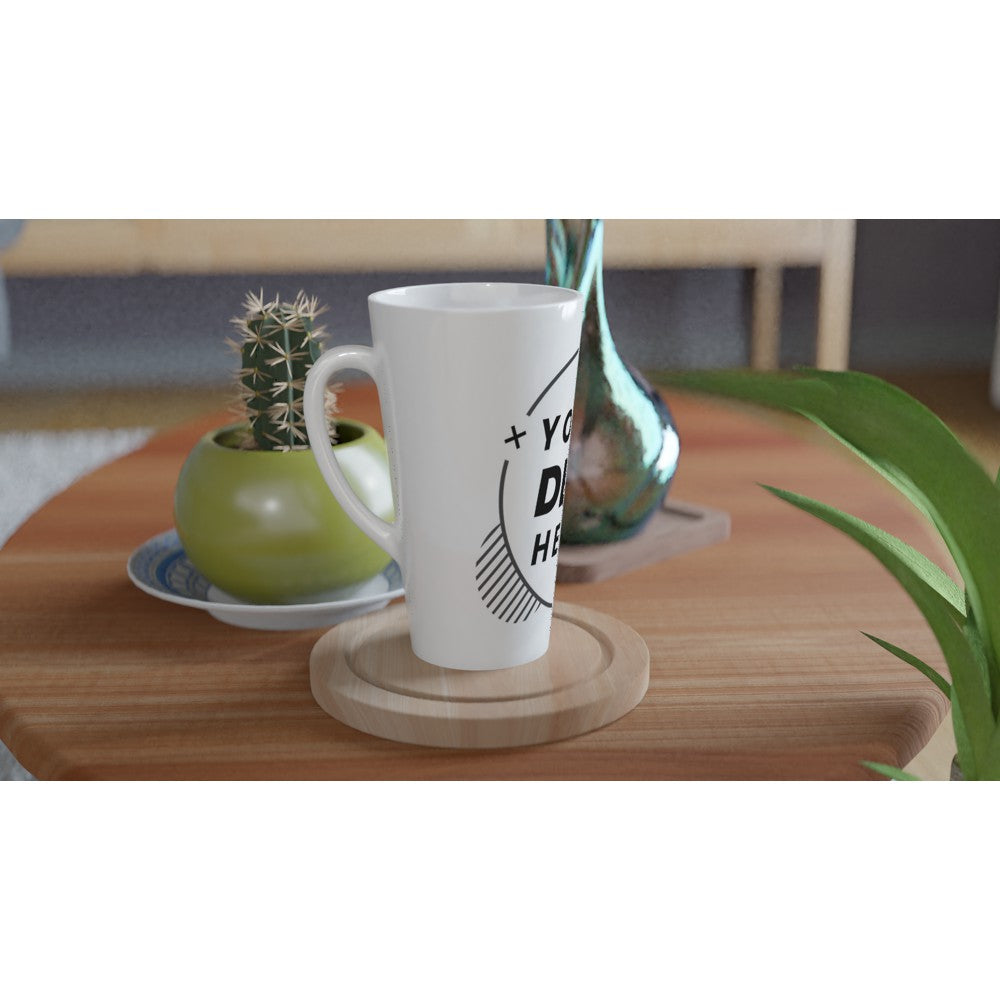 White Latte 17oz Ceramic Mug