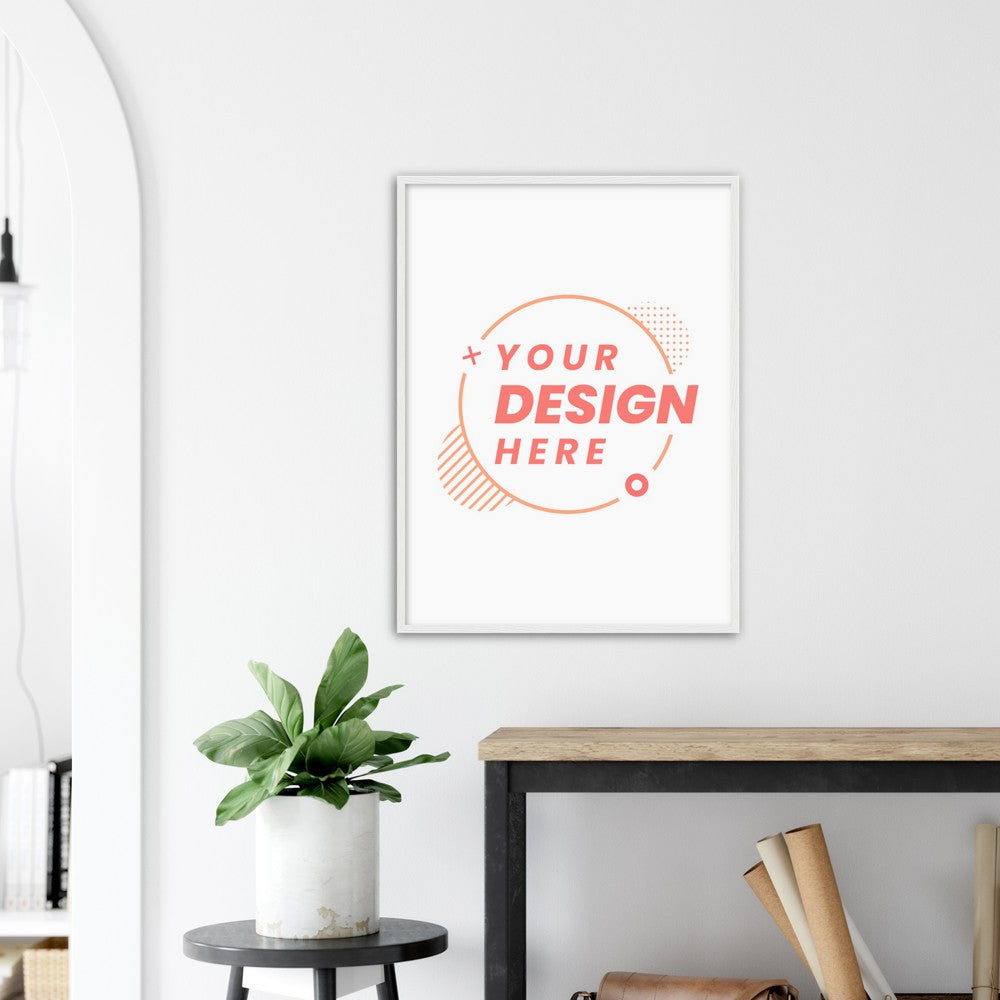 Classic Matte Paper Wooden Framed Poster