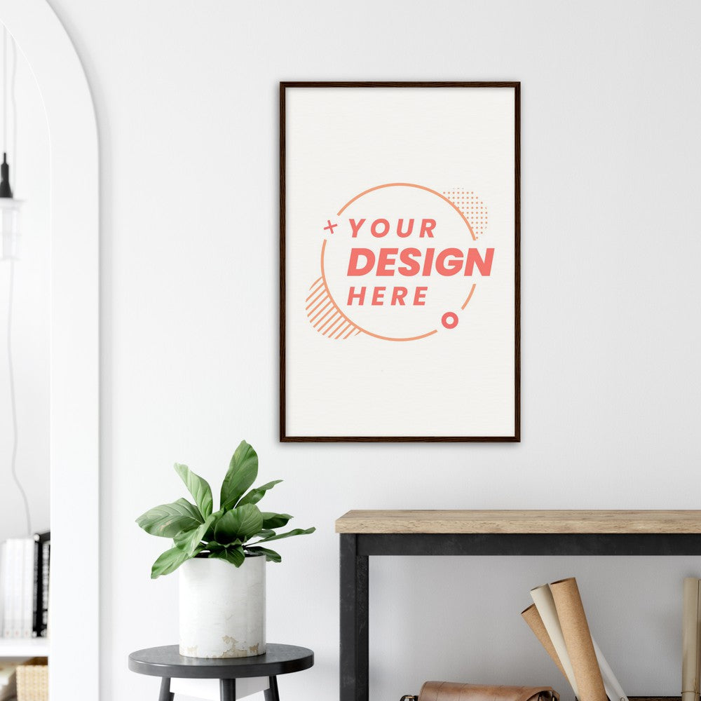 Archival Matte Paper Wooden Framed Poster