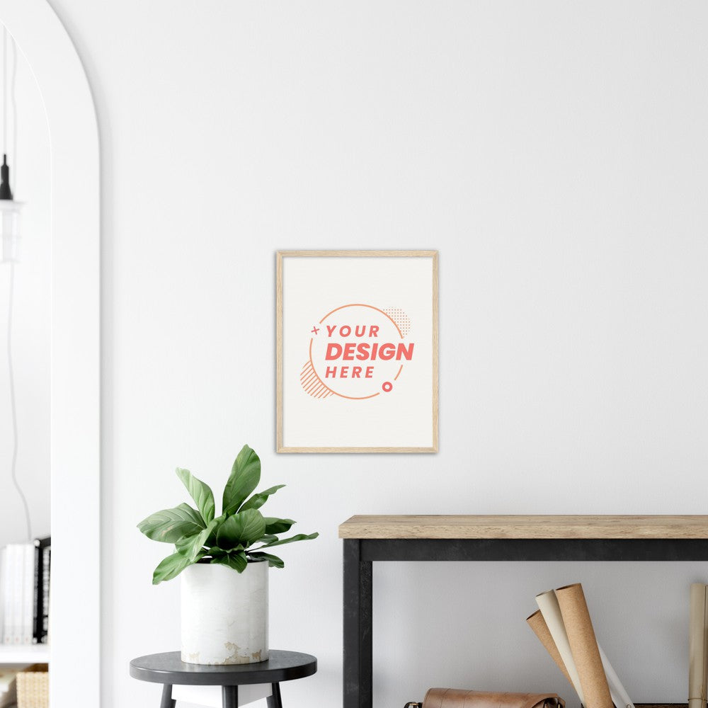 Archival Matte Paper Wooden Framed Poster