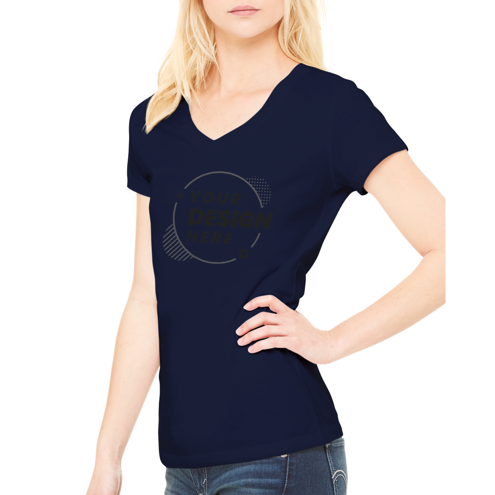 Premium Womens V-Neck T-shirt