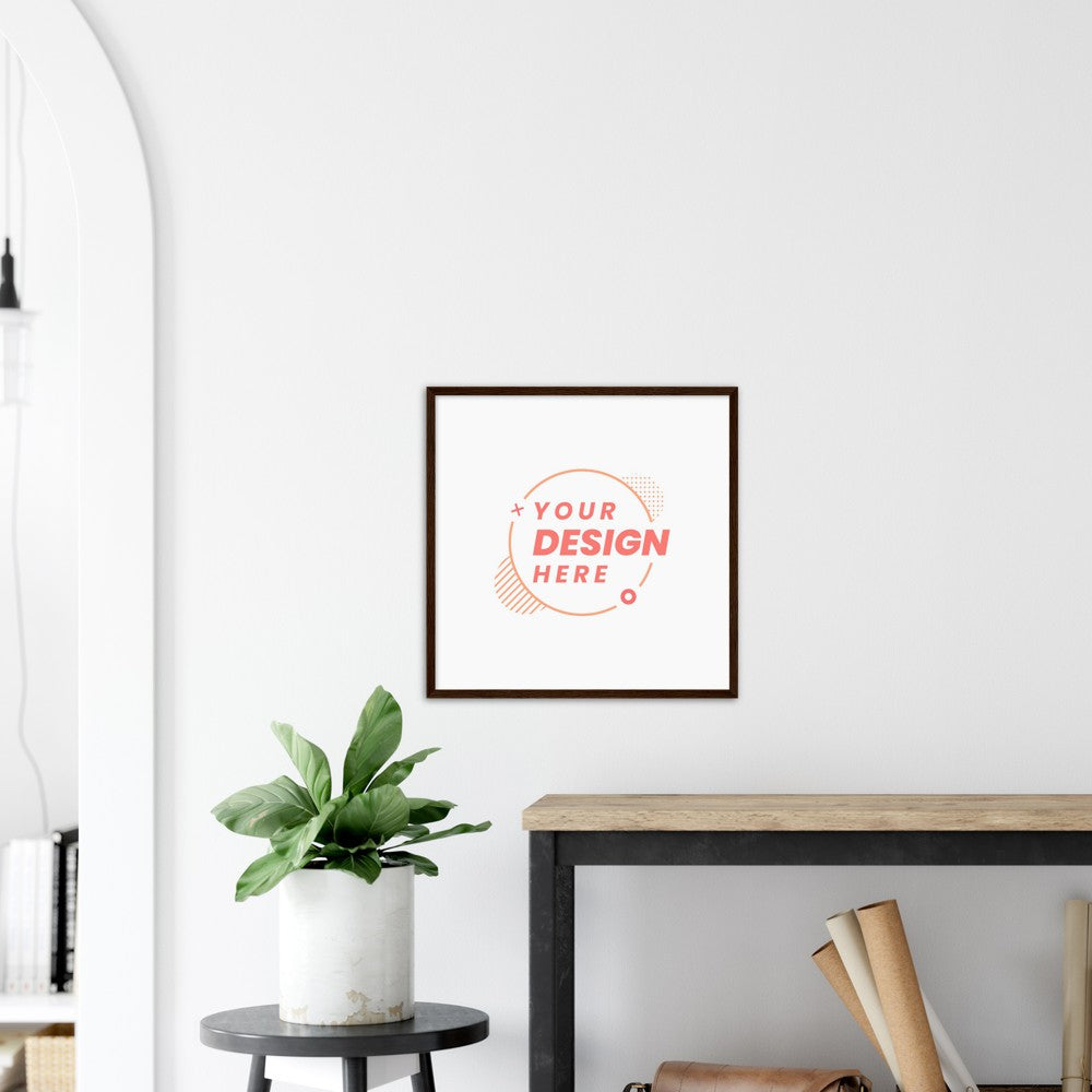 Premium Matte Paper Wooden Framed Poster