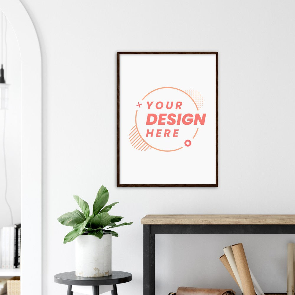 Premium Matte Paper Wooden Framed Poster