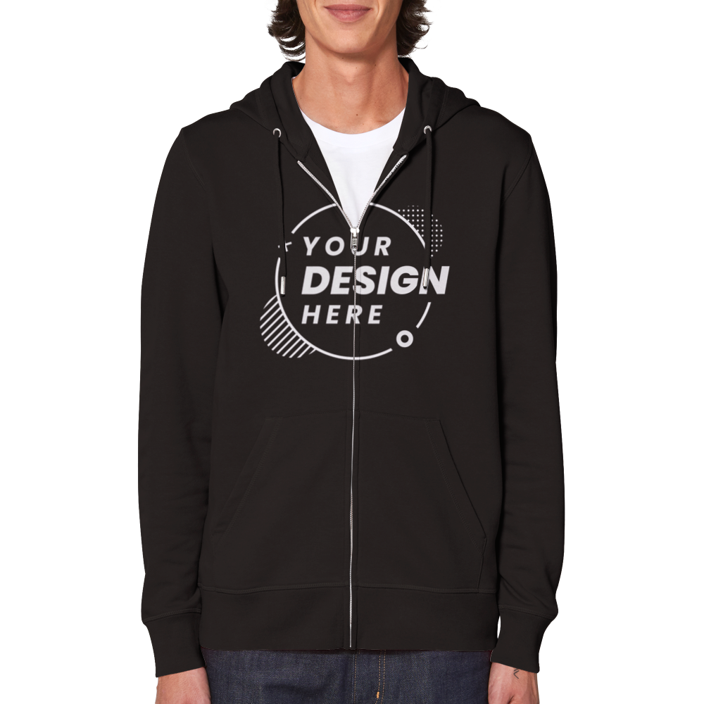 Organic Unisex Zip Hoodie