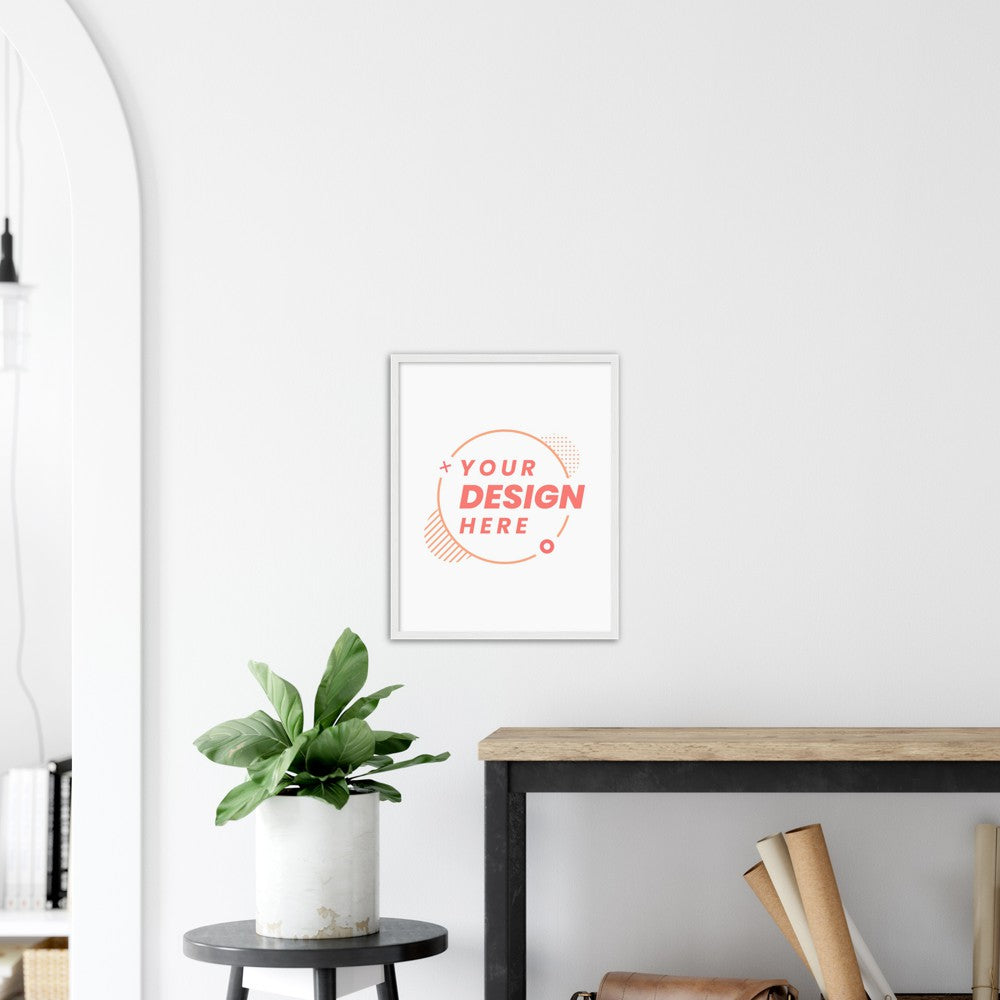 Classic Matte Paper Wooden Framed Poster