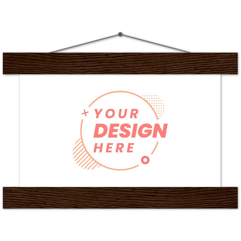 Classic Semi-Glossy Paper Poster & Hanger