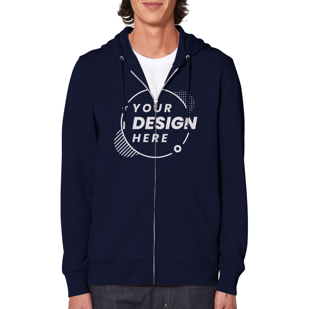 Organic Unisex Zip Hoodie