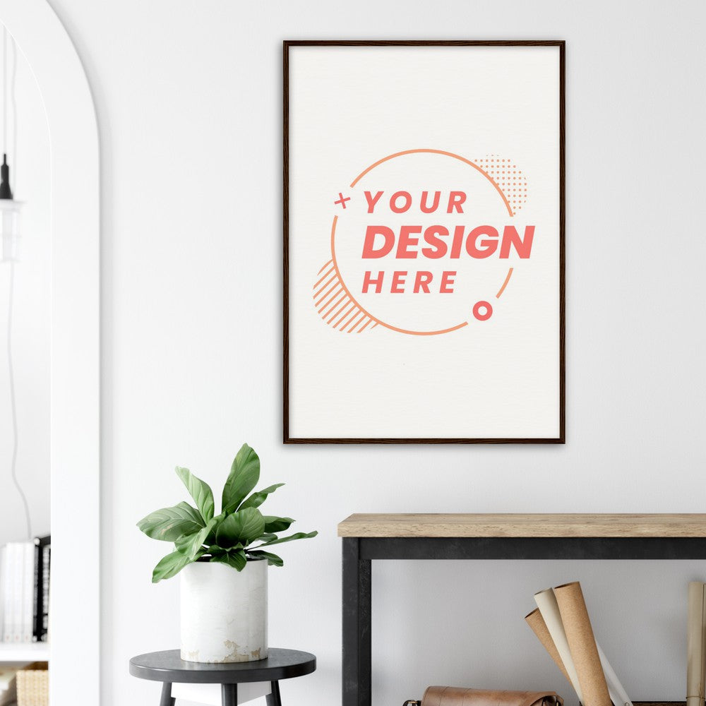 Archival Matte Paper Wooden Framed Poster