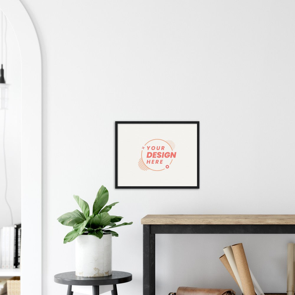 Archival Matte Paper Wooden Framed Poster