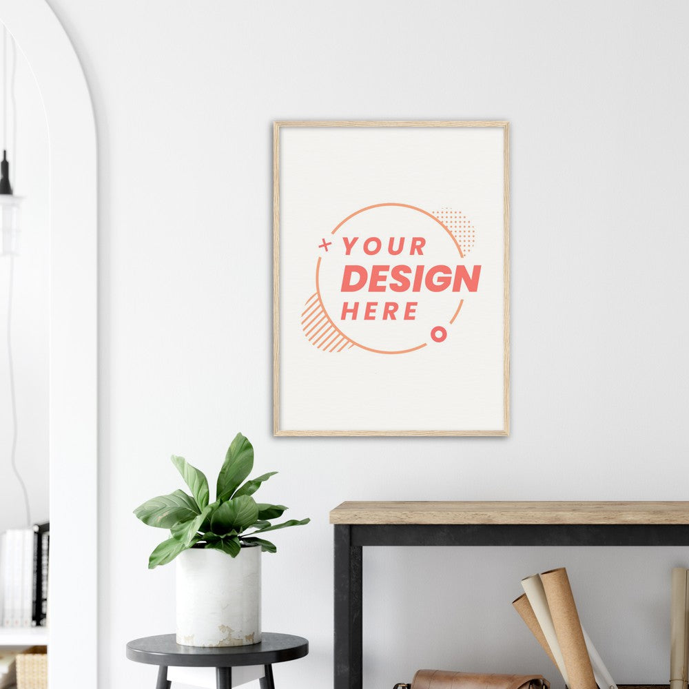 Archival Matte Paper Wooden Framed Poster