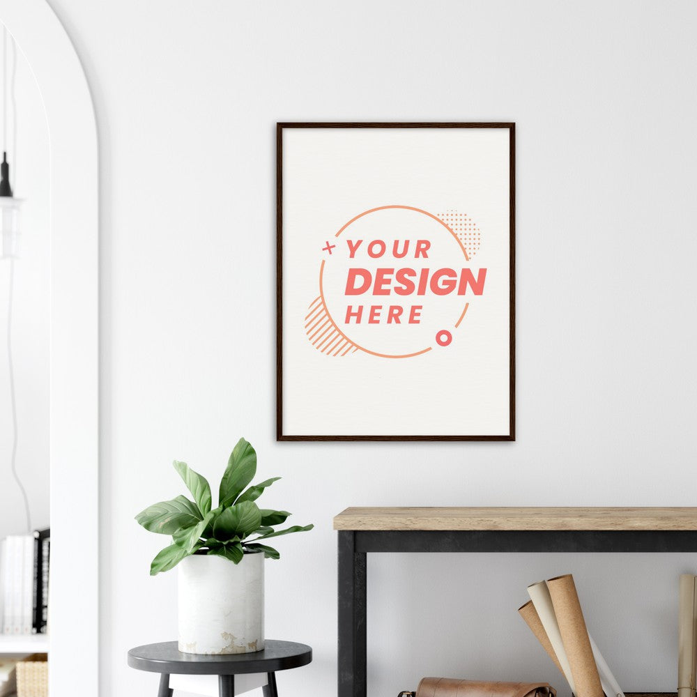 Archival Matte Paper Wooden Framed Poster