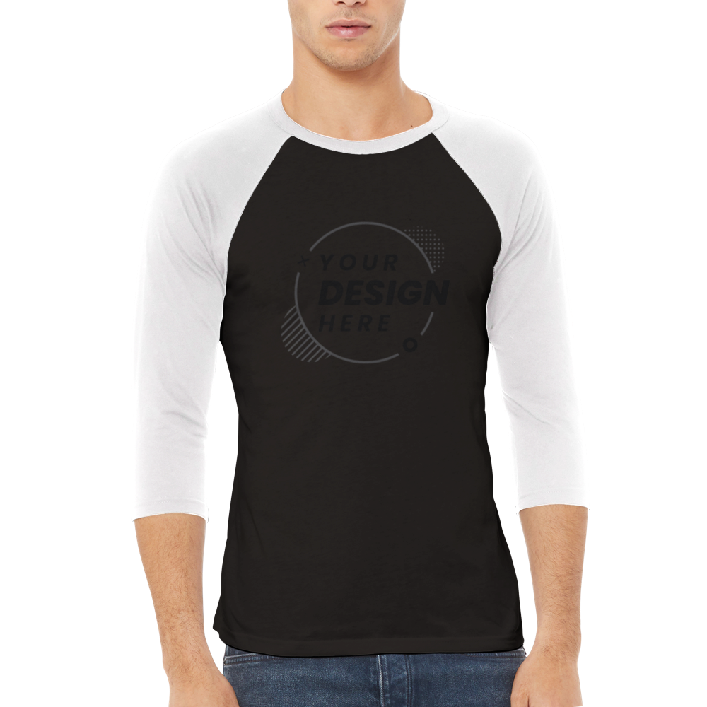 Unisex 3/4 sleeve Raglan T-shirt
