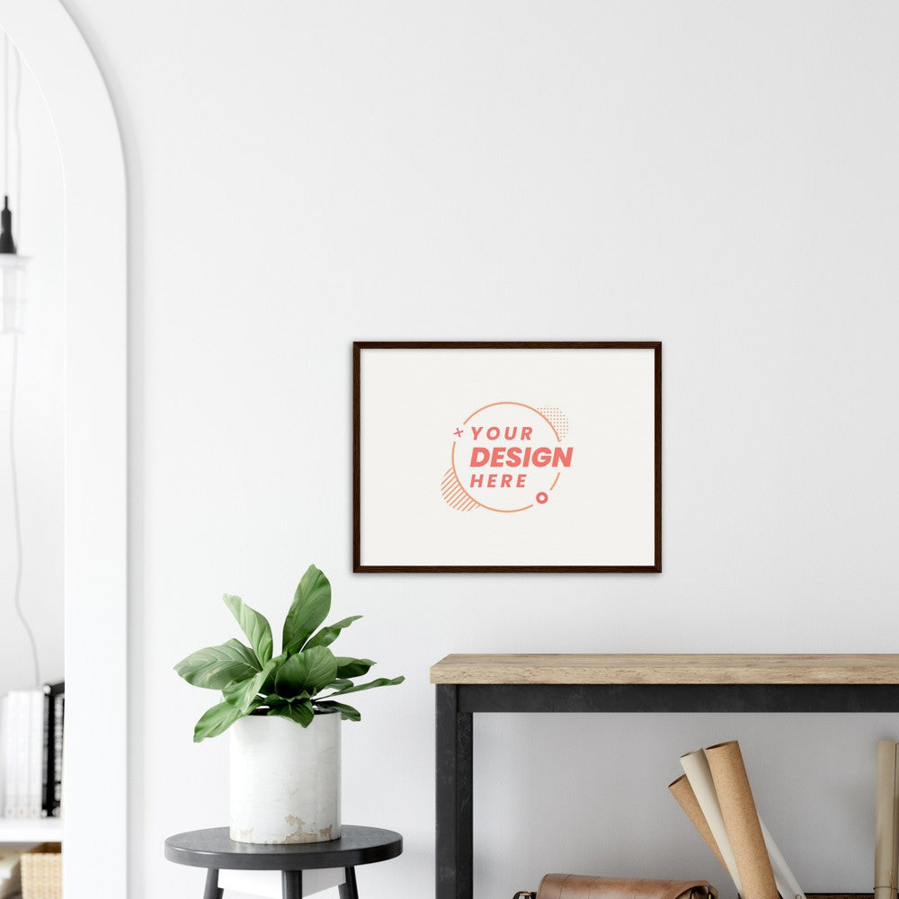 Archival Matte Paper Wooden Framed Poster