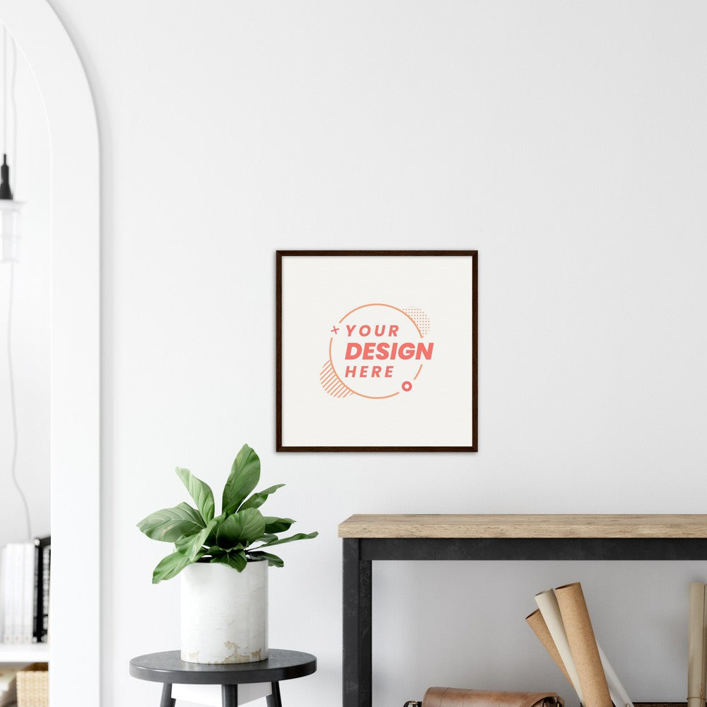 Archival Matte Paper Wooden Framed Poster