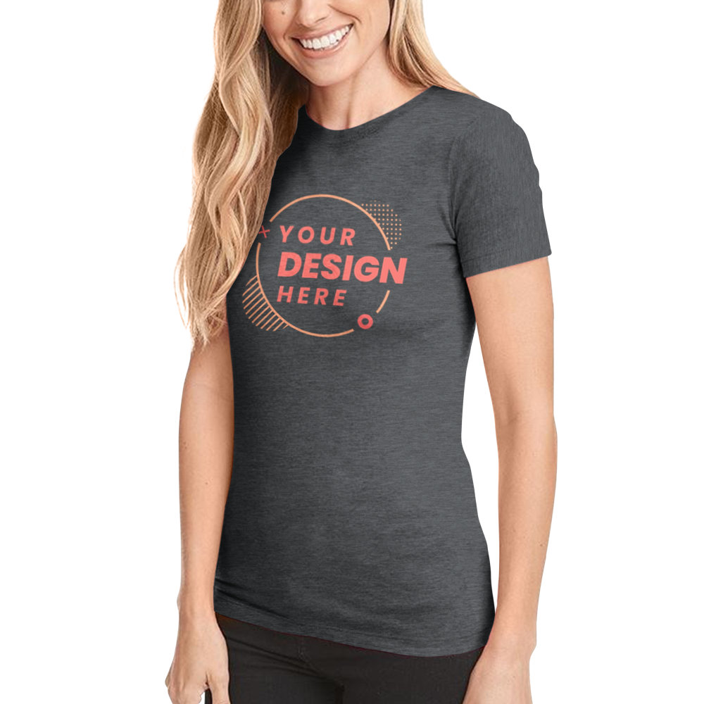 Triblend Womens Crewneck T-shirt